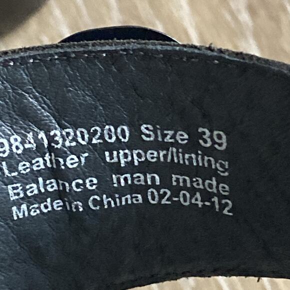 Dansko Sophie Sandal Women Sz 39 EU 8 US Black Leather Double Strap Slide - Picture 10 of 12